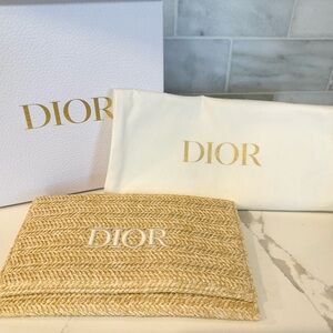 Dior Ratten Clutch Bag with Dust Bag and Gift Box